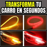 2 Tiras Cintas Luz Led Para Farolas De Carro