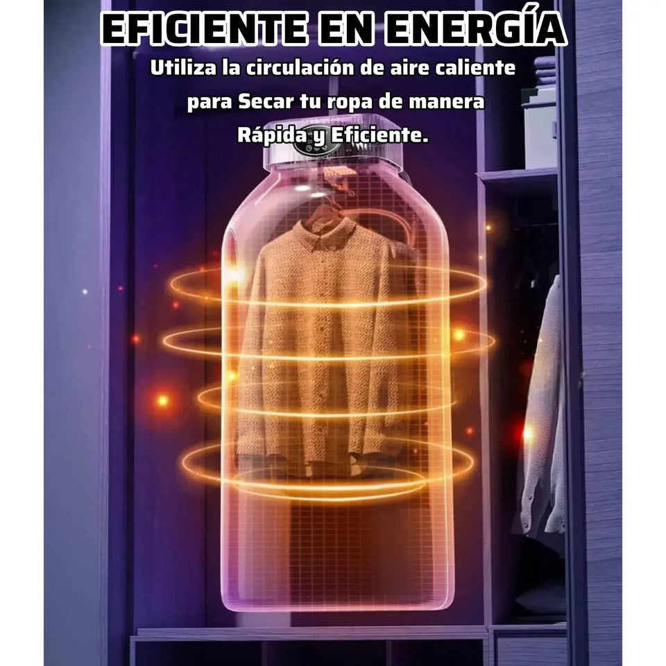 SECADOR DE ROPA PORTÁTIL INTELIGENTE